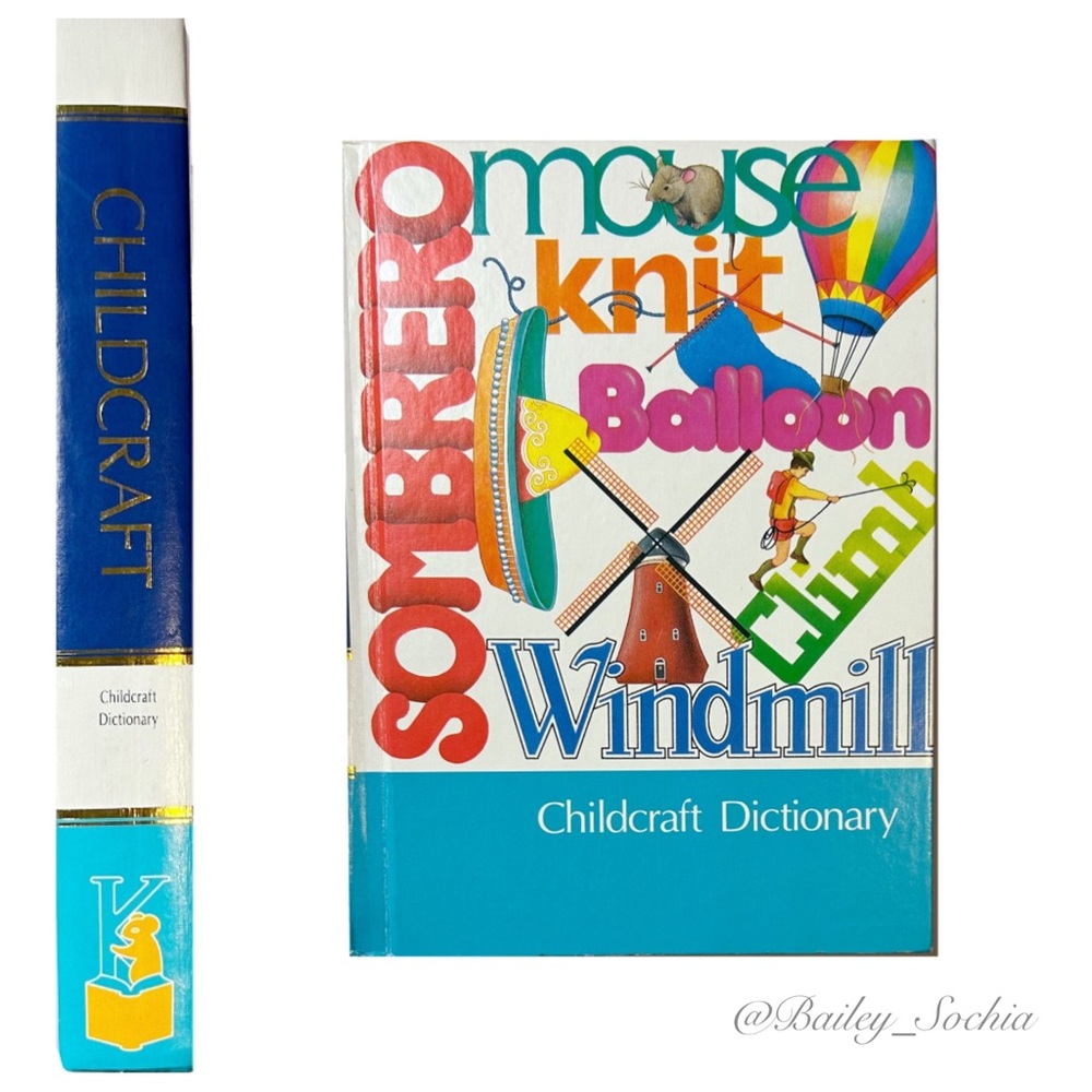 Vintage Childcraft Dictionary 1975